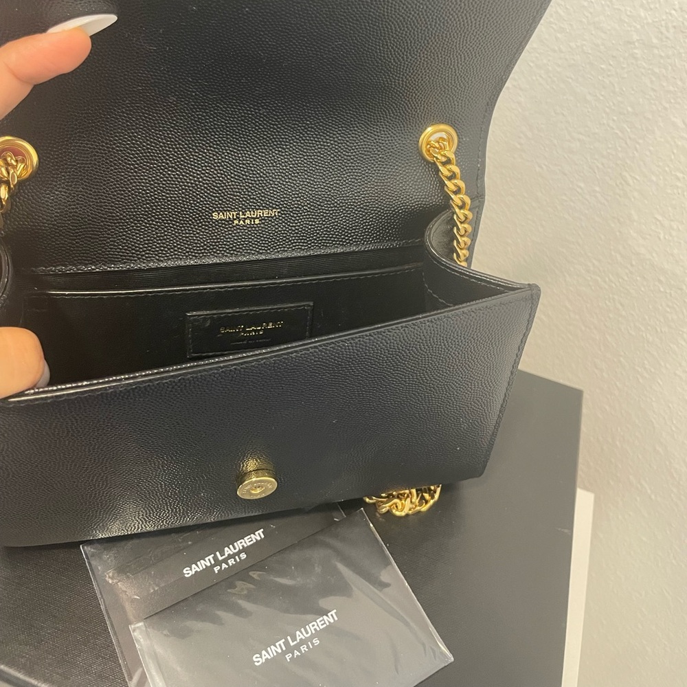Saint Laurent Kate Small Leather Crossbody- gold hardware- box/dust bag included - Picture 4 of 7